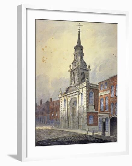 St George's Church, Borough High Street, Southwark, London, C1815-William Pearson-Framed Giclee Print