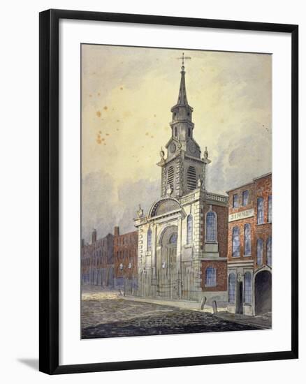 St George's Church, Borough High Street, Southwark, London, C1815-William Pearson-Framed Giclee Print