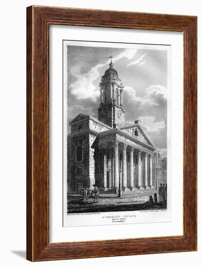 St George's Church, Hanover Square, Westminster, London, 1810-John Le Keux-Framed Giclee Print