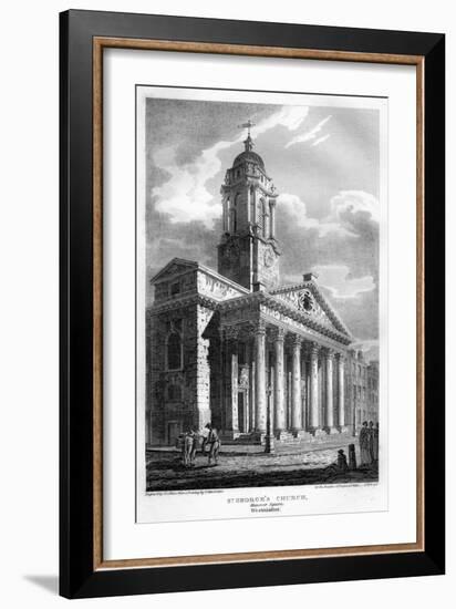 St George's Church, Hanover Square, Westminster, London, 1810-John Le Keux-Framed Giclee Print