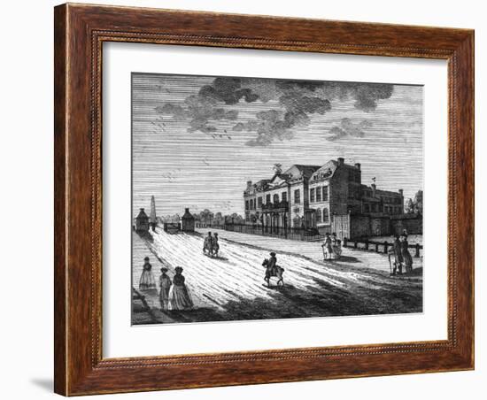 St George's Circus-null-Framed Art Print