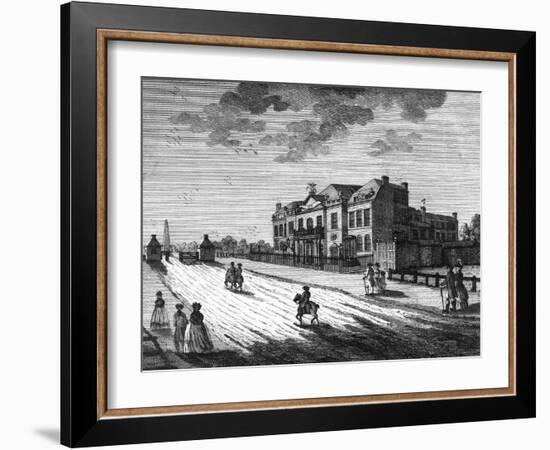 St George's Circus-null-Framed Art Print