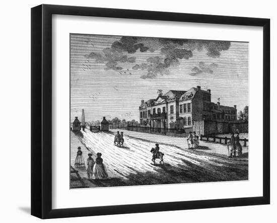 St George's Circus-null-Framed Art Print