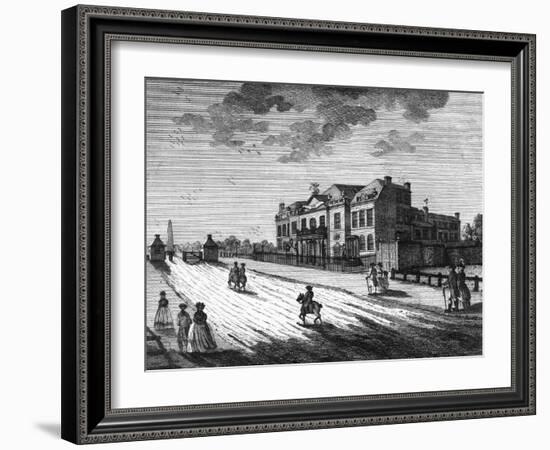 St George's Circus-null-Framed Art Print