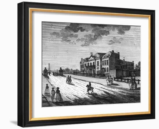 St George's Circus-null-Framed Art Print