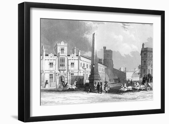 St George's Circus-null-Framed Art Print