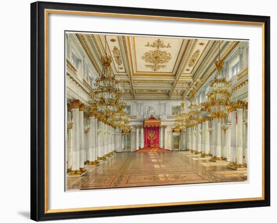 St George's Hall, Winter Palace-Konstantin Andreyevich Ukhtomsky-Framed Giclee Print