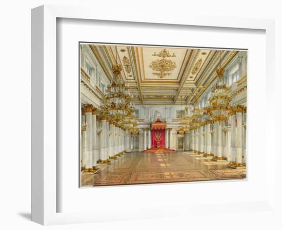 St George's Hall, Winter Palace-Konstantin Andreyevich Ukhtomsky-Framed Giclee Print