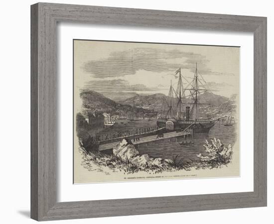 St George's Harbour, Grenada-null-Framed Giclee Print