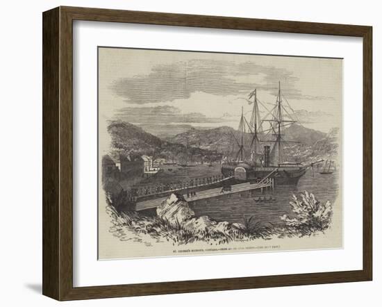 St George's Harbour, Grenada-null-Framed Giclee Print