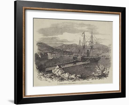 St George's Harbour, Grenada-null-Framed Giclee Print