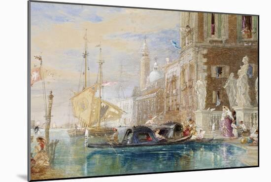 St. George's, Venice, C.1860-James Holland-Mounted Giclee Print