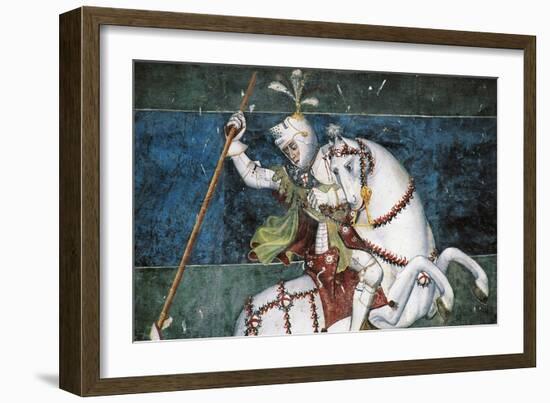 St George Slaying Dragon-null-Framed Giclee Print