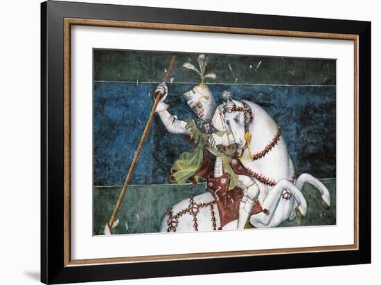 St George Slaying Dragon-null-Framed Giclee Print