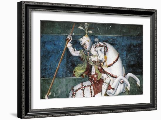 St George Slaying Dragon-null-Framed Giclee Print