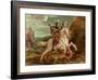 St. George Slaying the Dragon-Hans von Aachen-Framed Giclee Print