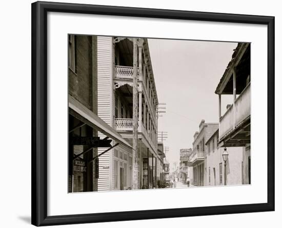 St. George St., St. Augustine, Fla.-null-Framed Photo