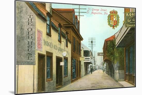 St. George Street, St. Augustine, Florida-null-Mounted Art Print