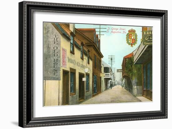 St. George Street, St. Augustine, Florida-null-Framed Art Print