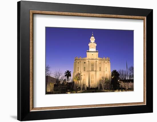 St. George Temple, St. George, Utah, United States of America, North America-Richard Cummins-Framed Photographic Print