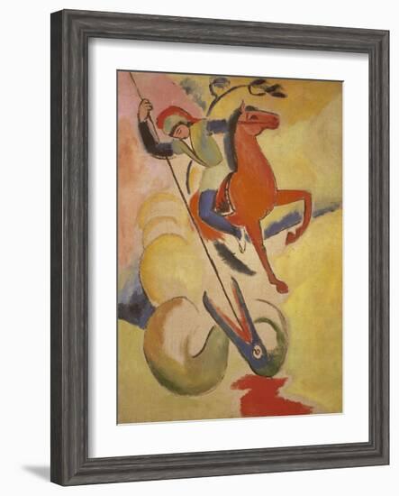 St George-Auguste Macke-Framed Giclee Print