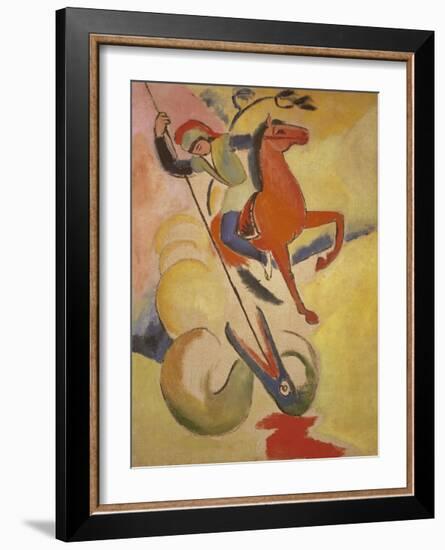 St George-Auguste Macke-Framed Giclee Print