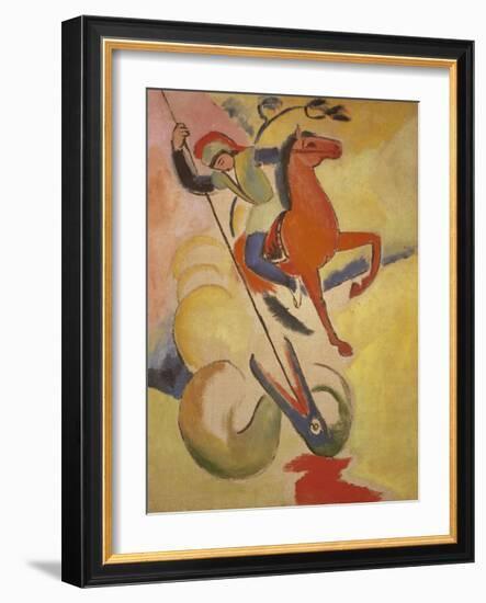 St George-Auguste Macke-Framed Giclee Print