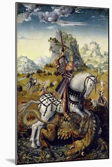 St. George-Lucas Cranach the Elder-Mounted Giclee Print