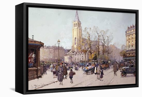 St. Germaine de Pres-Eugene Galien-Laloue-Framed Premier Image Canvas