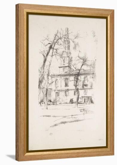 St. Giles-In-The-Fields, 1896-James Abbott McNeill Whistler-Framed Premier Image Canvas