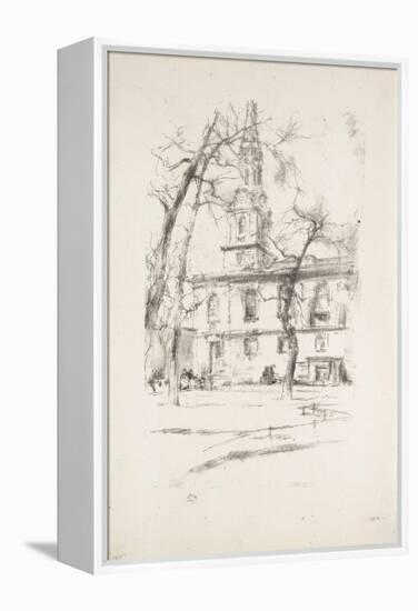 St. Giles-In-The-Fields, 1896-James Abbott McNeill Whistler-Framed Premier Image Canvas