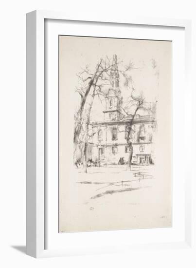 St. Giles-In-The-Fields, 1896-James Abbott McNeill Whistler-Framed Giclee Print