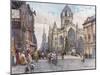 St. Giles's Cathedral from the Lawnmarket-John Fulleylove-Mounted Giclee Print