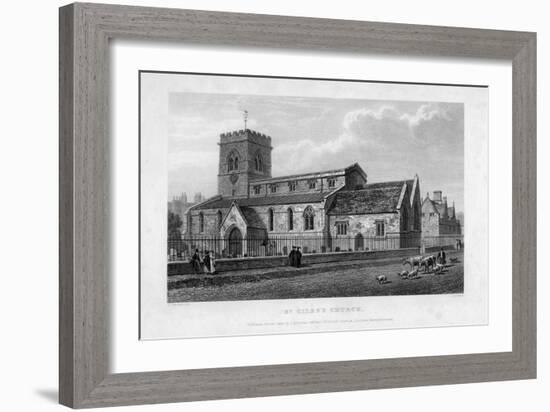 St Giles's Church, Oxford, 1834-John Le Keux-Framed Giclee Print