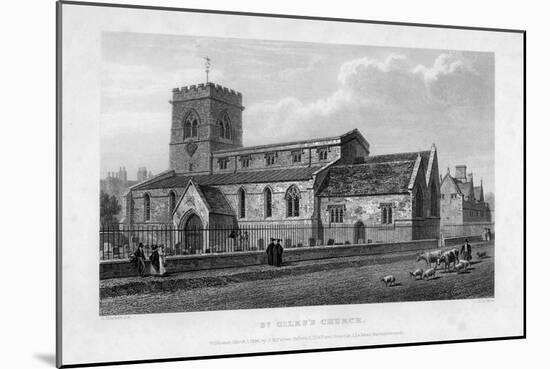 St Giles's Church, Oxford, 1834-John Le Keux-Mounted Giclee Print