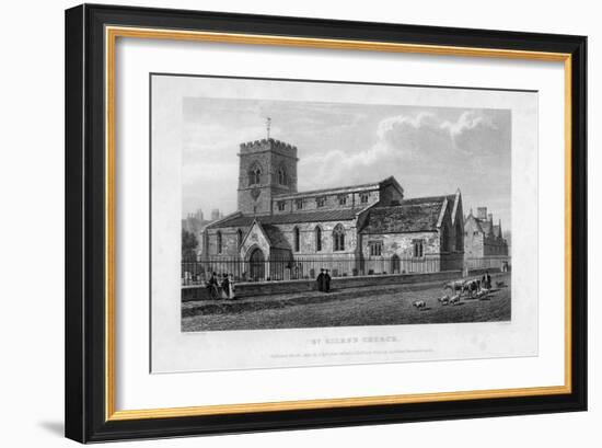 St Giles's Church, Oxford, 1834-John Le Keux-Framed Giclee Print