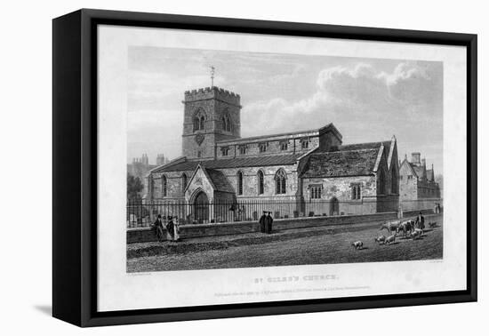 St Giles's Church, Oxford, 1834-John Le Keux-Framed Premier Image Canvas