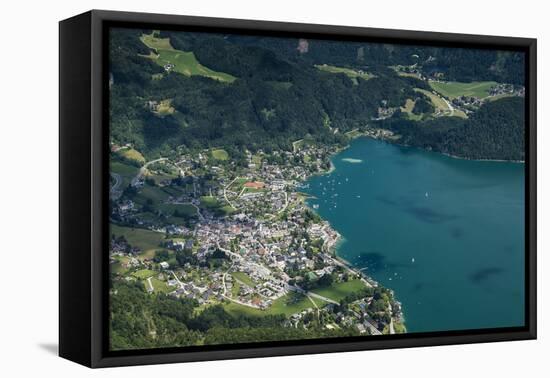 St. Gilgen, Wolfgangsee, Austria, Salzburg State, Salzkammergut-Frank Fleischmann-Framed Premier Image Canvas