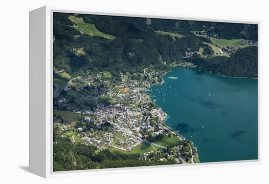 St. Gilgen, Wolfgangsee, Austria, Salzburg State, Salzkammergut-Frank Fleischmann-Framed Premier Image Canvas