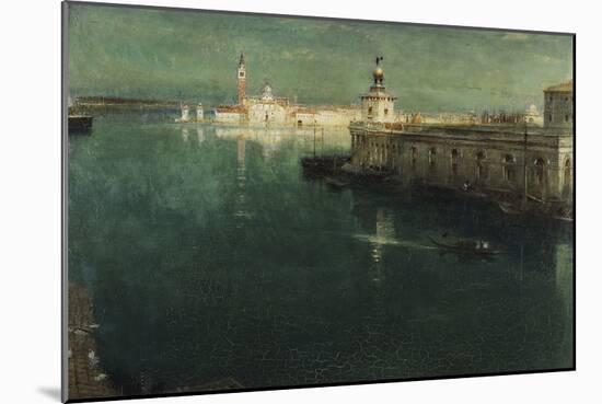 St. Giorgio from the Housetops, 1905-1906-Albert Goodwin-Mounted Giclee Print