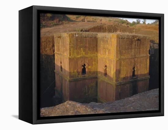 St. Giorgis (St. George's) Rock Cut Church, Lalibela, Ethiopia, Africa-Sybil Sassoon-Framed Premier Image Canvas