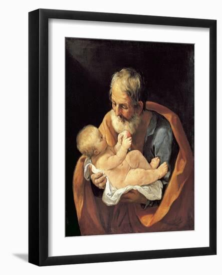 St Giuseppe and Christ Child-Guido Reni-Framed Giclee Print