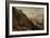 St Gothard and Mont Blanc Sketchbook [Finberg LXXV], Chamonix: Mont Blanc and the Arve Valley-J. M. W. Turner-Framed Giclee Print