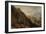 St Gothard and Mont Blanc Sketchbook [Finberg LXXV], Chamonix: Mont Blanc and the Arve Valley-J. M. W. Turner-Framed Giclee Print