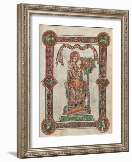 St. Gregory as Author, 1181-1200-German School-Framed Giclee Print