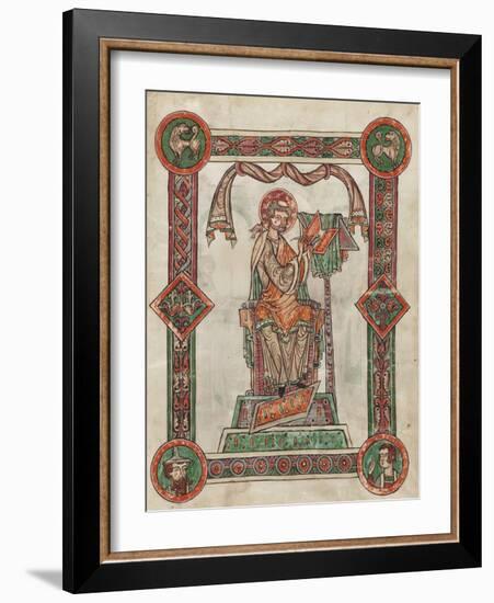 St. Gregory as Author, 1181-1200-German School-Framed Giclee Print