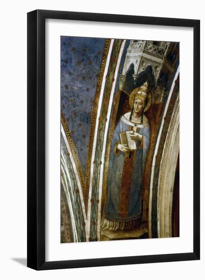 St Gregory, Mid 15th Century-Fra Angelico-Framed Giclee Print