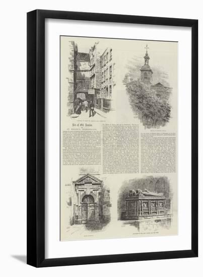 St Helen's, Bishopsgate-Alfred Robert Quinton-Framed Giclee Print