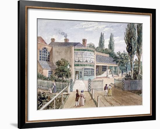 St Helena Tea Gardens, Lower Road, Rotherhithe, London, C1860-null-Framed Giclee Print