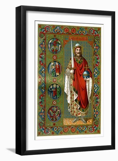 St Henry, Holy Roman Emperor, 1886-null-Framed Giclee Print